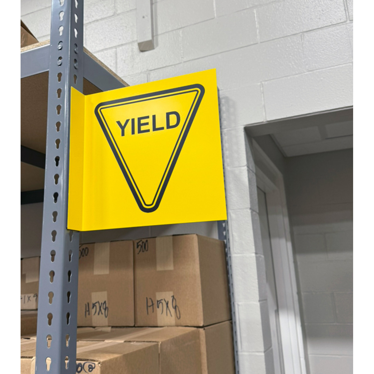 Warehouse Traffic Aisle Signs - Warehouse Yield Sign
