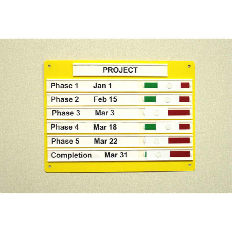 Sliding Status Indicator Board | Red/Green Status Indicator