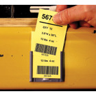 End-Stop C-Channel Card Holders for Warehouse