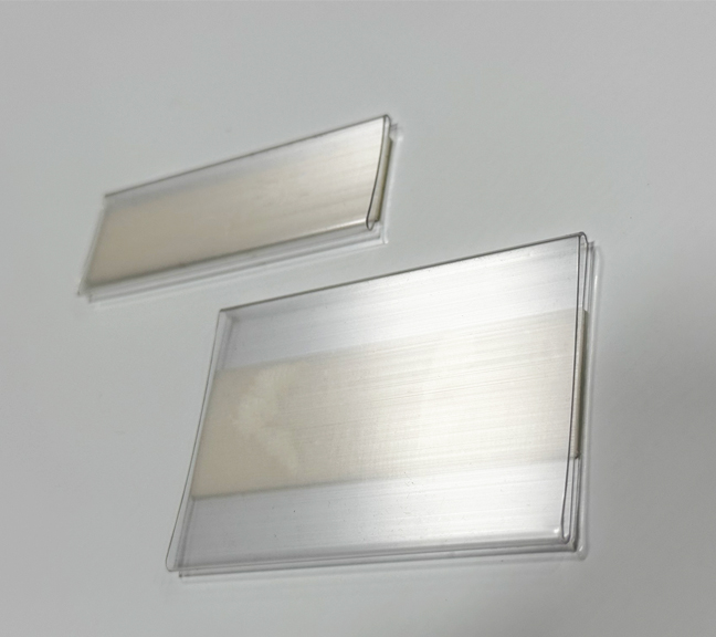 Clear Card Holders Tubular Style