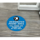 Cell Phone Area Floor Decal