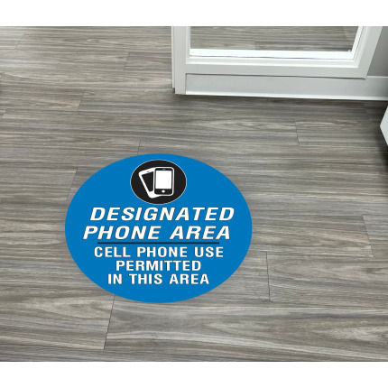Cell Phone Area Floor Decal Cell Phone Area Floor Decal