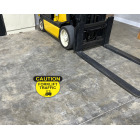 Forklift Traffic Floor Decal