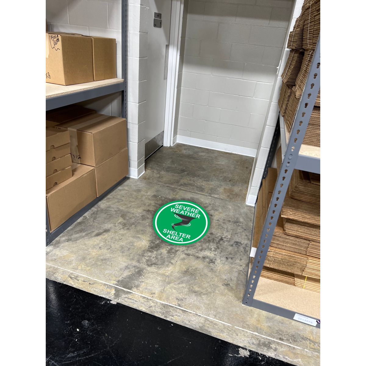 Severe Weather Floor Decal