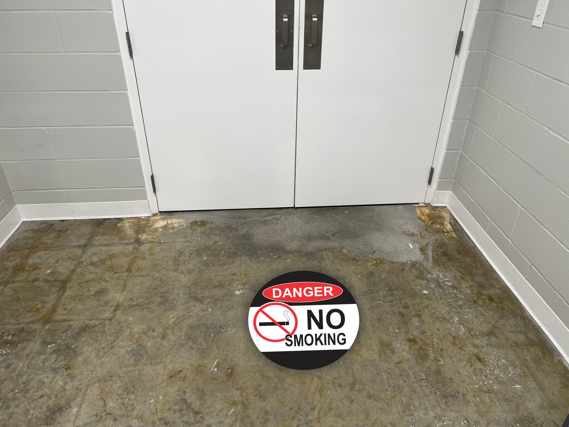 No Smoking Floor Decal