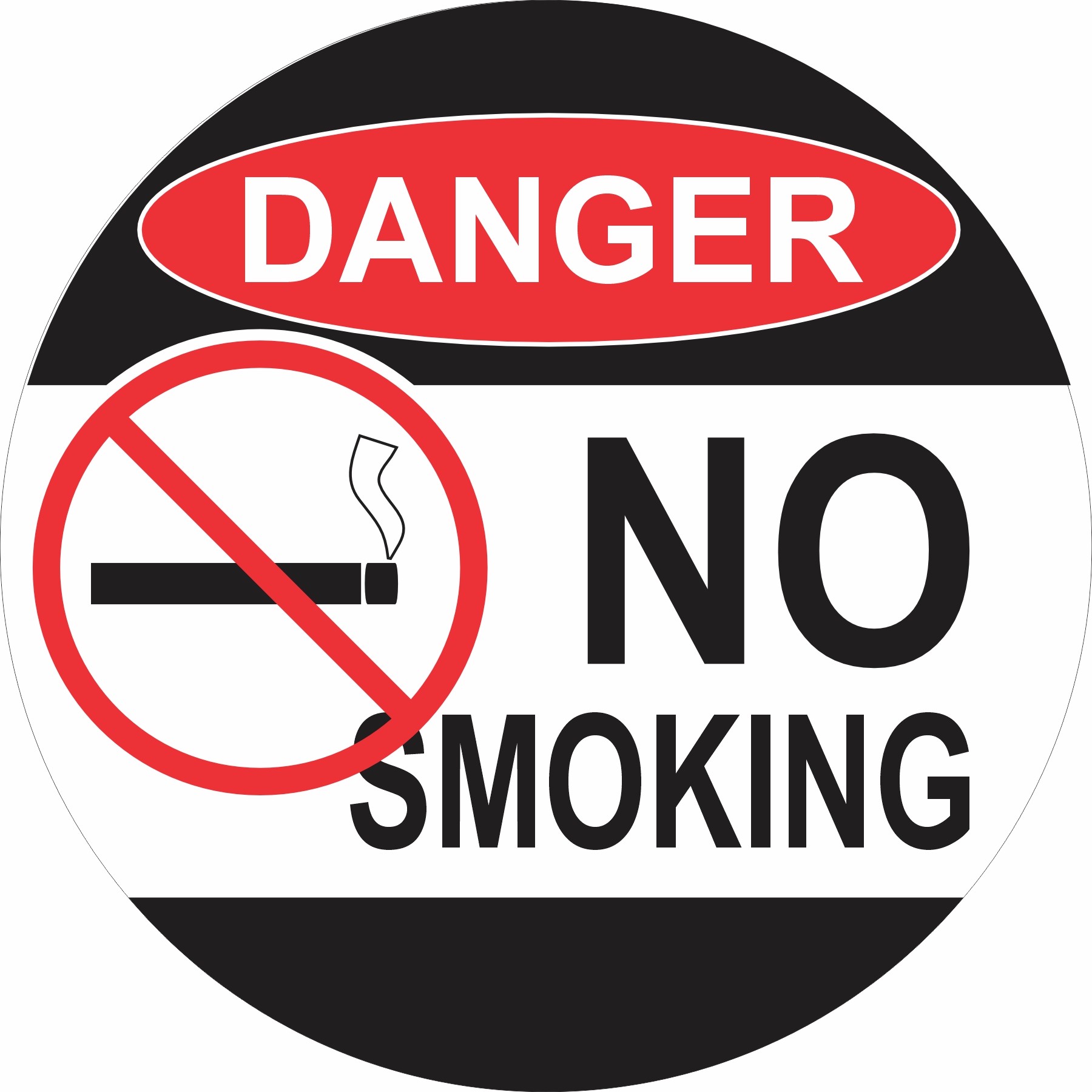 No Smoking Floor Decal
