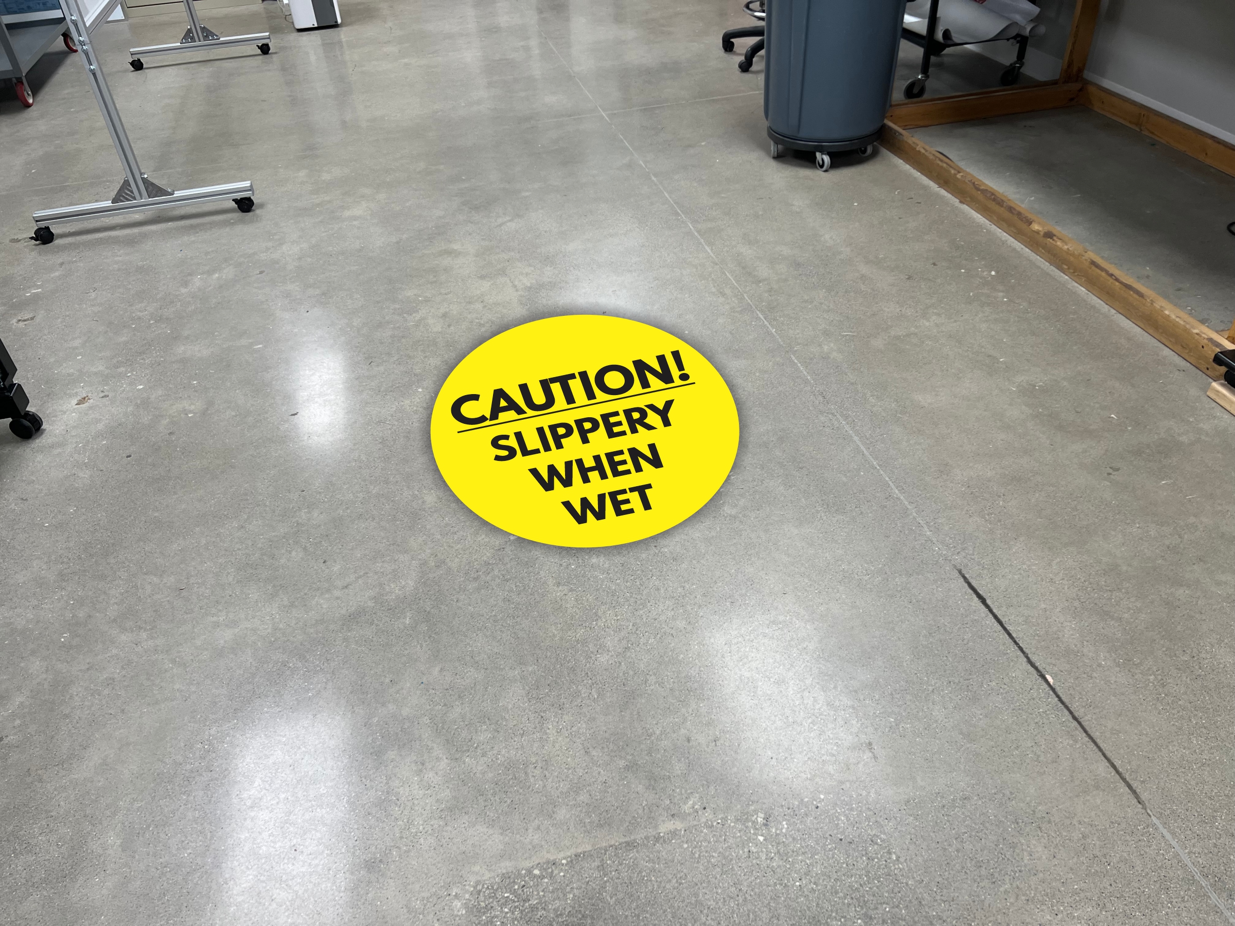 Slippery Floor Decal