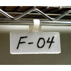 One-Piece Wire Rack Tags for Warehouse