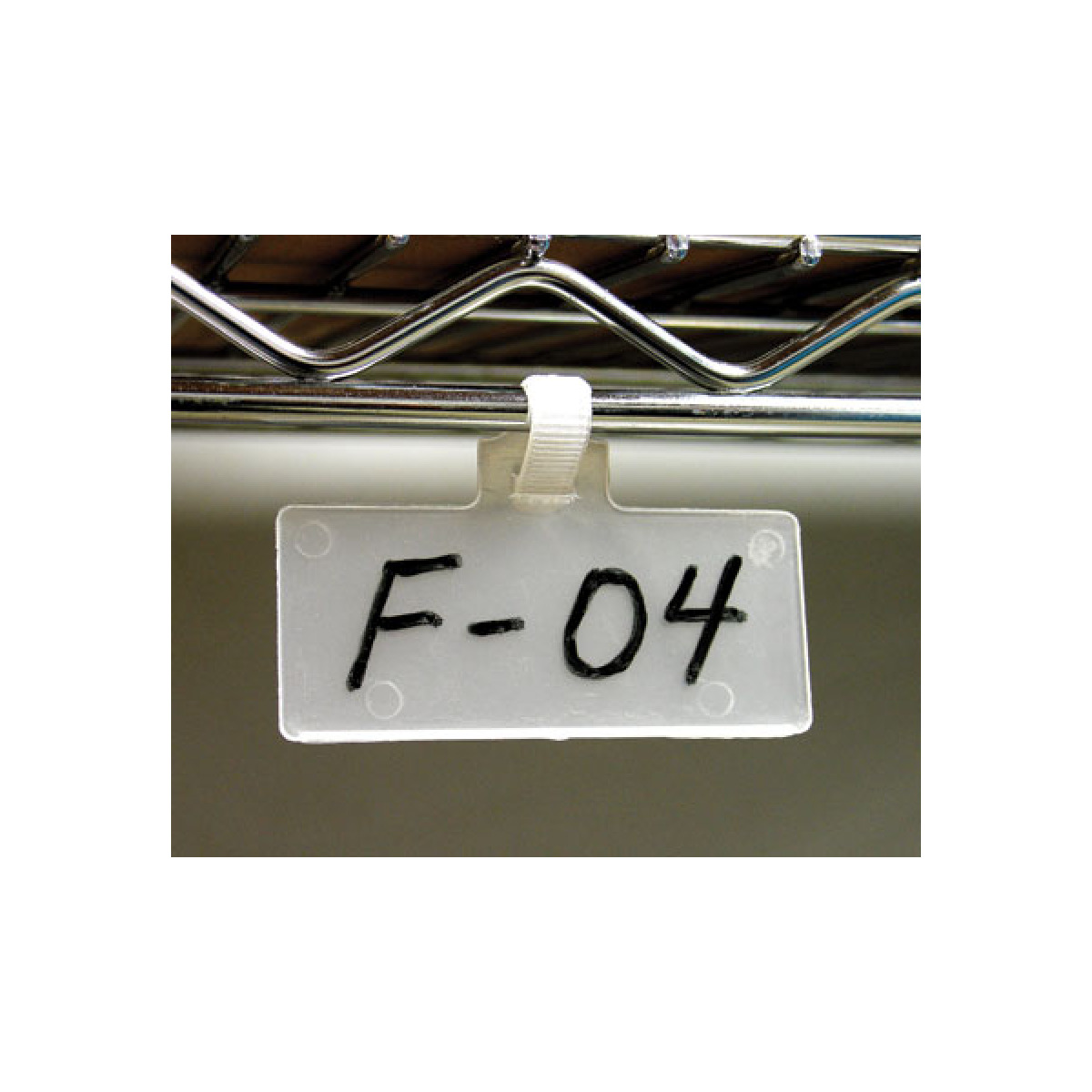 One-Piece Wire Rack Tags for Warehouse One-Piece Wire Rack Tags for Warehouse