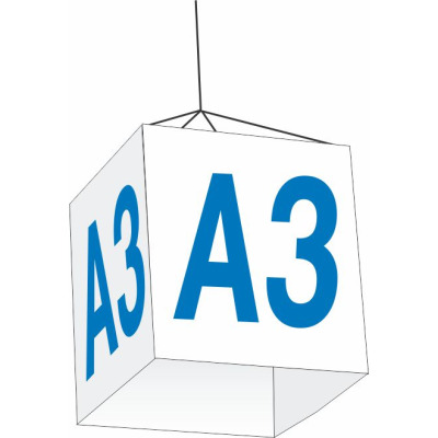 Warehouse hanging signs for ceilings - Cube Hanging Sign Warehouse hanging signs for ceilings - Cube Hanging Sign