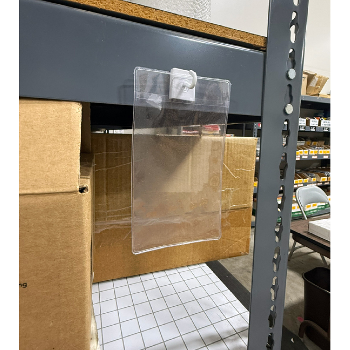 hanging job ticket holder