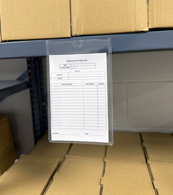 ADHESIVE TAPE POUCH HANGING HOLDER