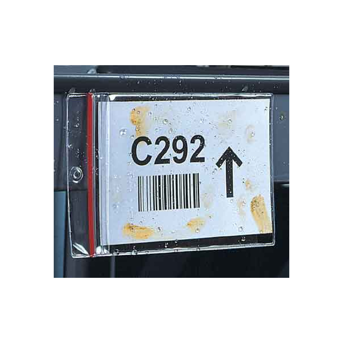 Clear and reclosable vinyl envelopes to protect bar code labels, cards, tickets Clear and reclosable vinyl envelopes to protect bar code labels, cards, tickets