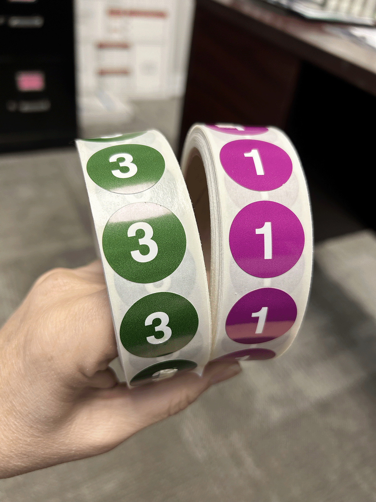 EN1 & EN3 Number Stickers