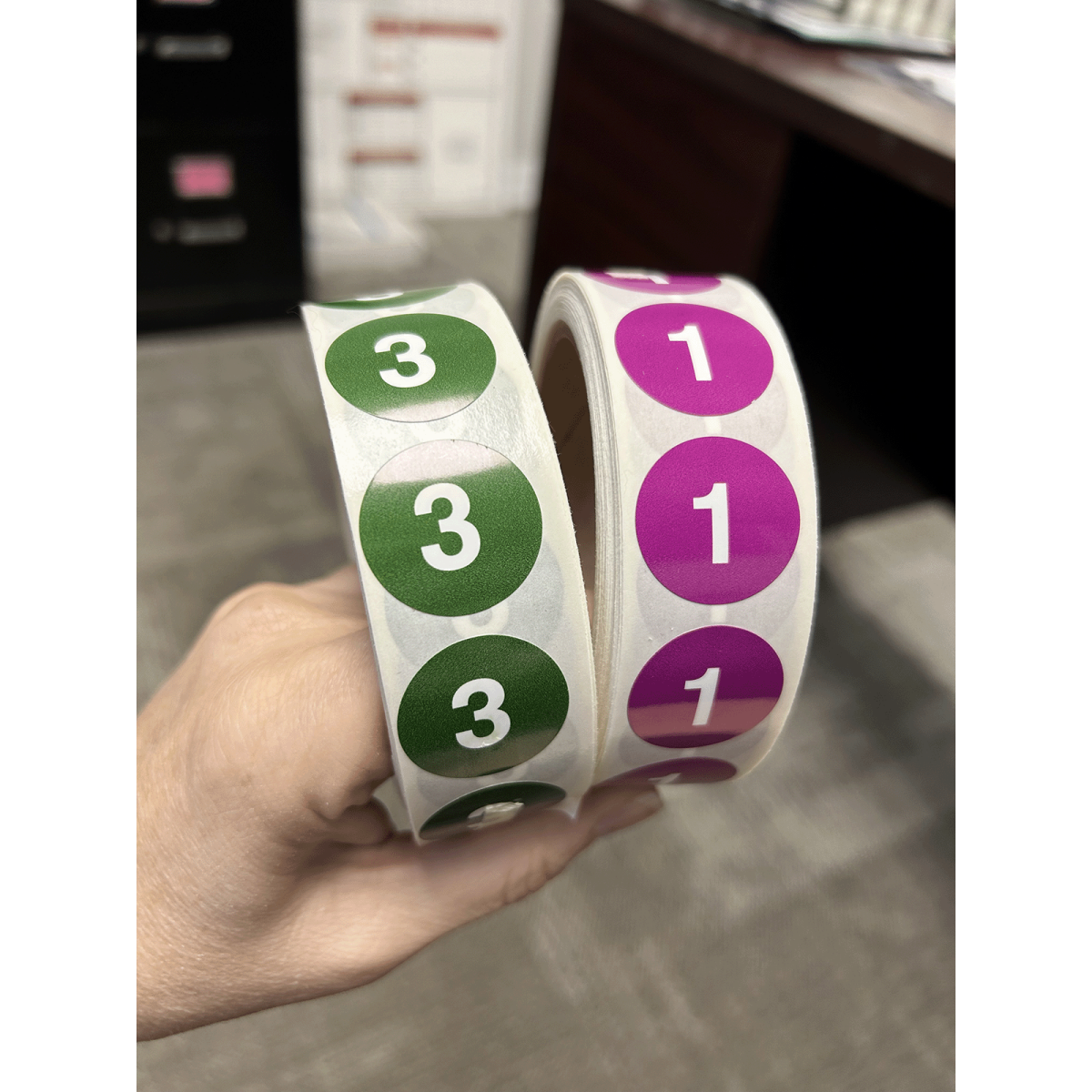 EN1 & EN3 Number Stickers