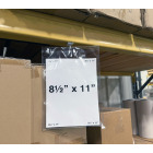 Paper size job ticket holder