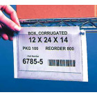 Hanging label tags and card holders for wire racks and shelves