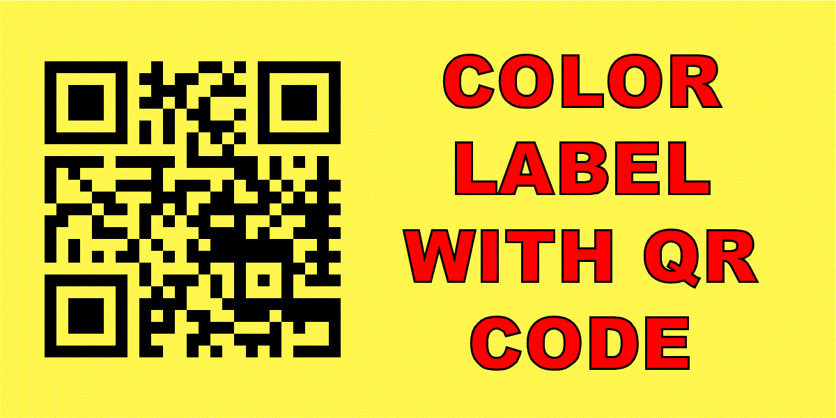 Color QR label