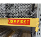 Custom laminated imprinted magnet for warehouse