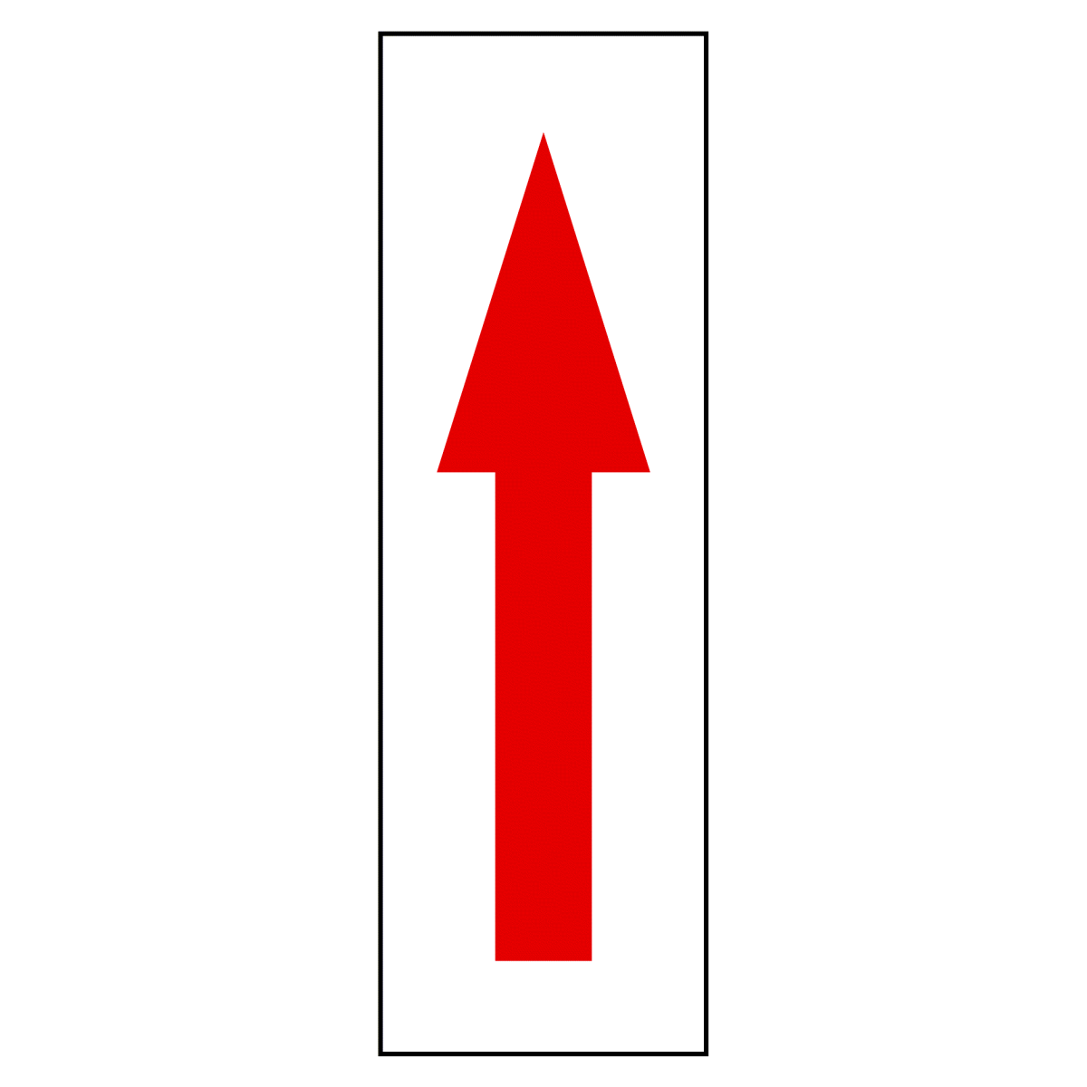 red arrow label for warehouse