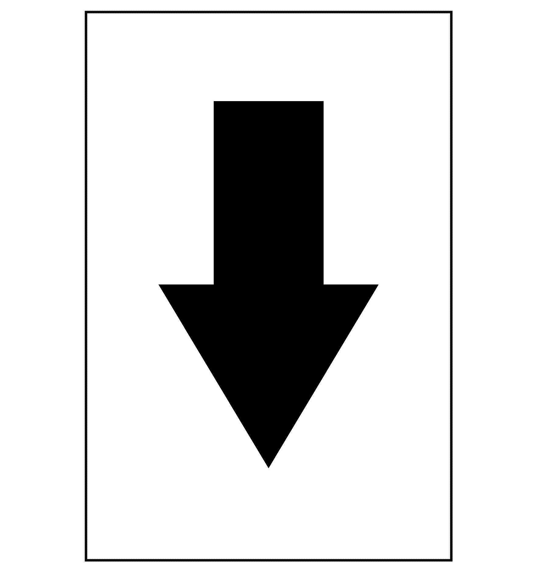 black arrow label for warehouse