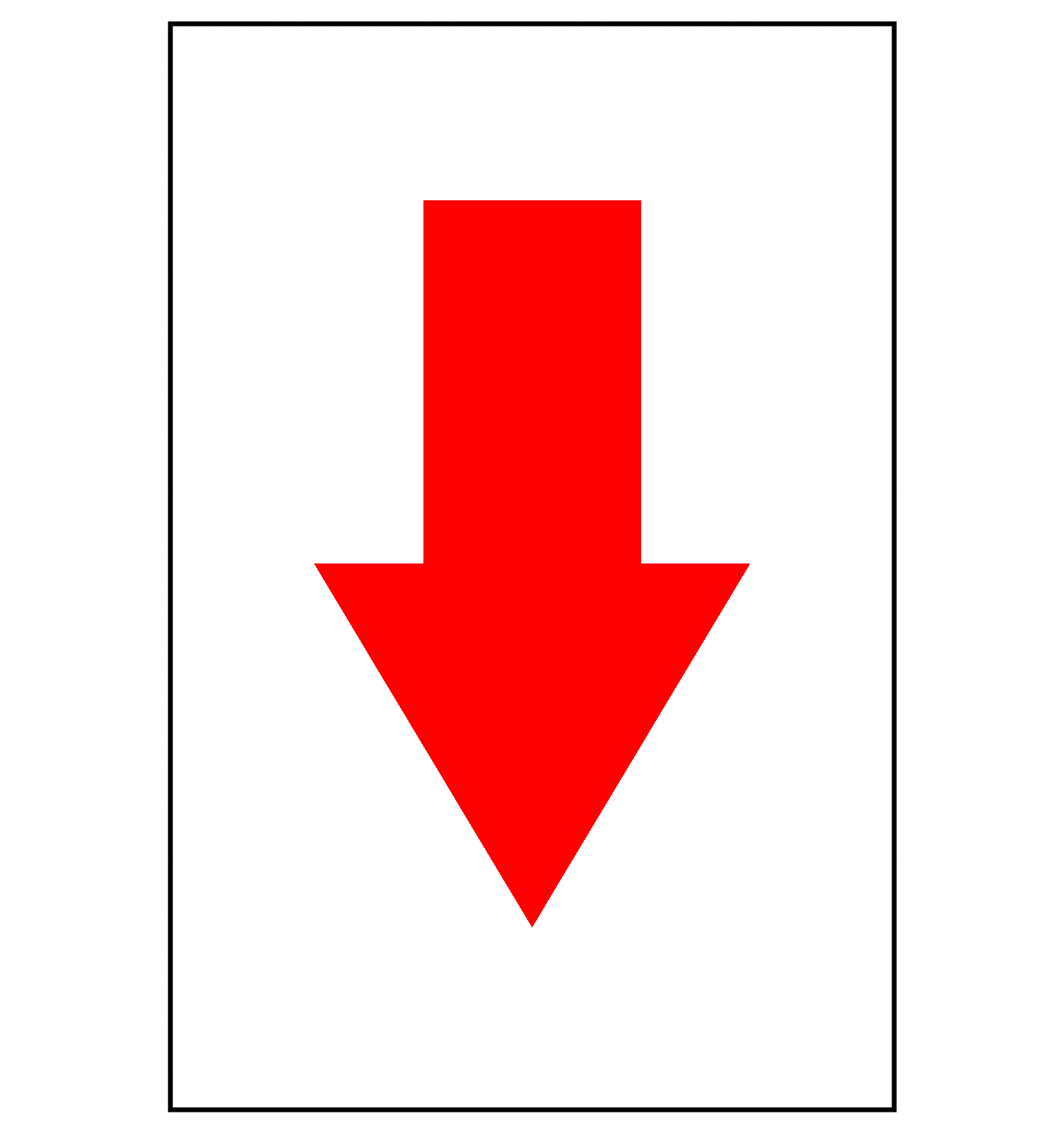 red arrow label for warehouse
