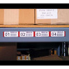 Longer magnet for several rack level labels