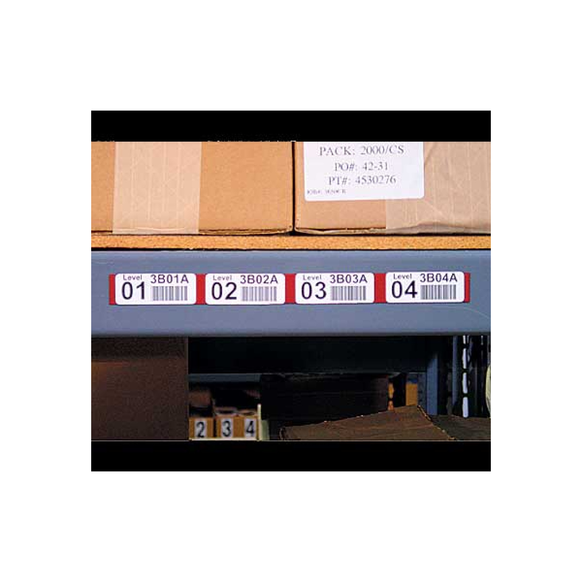 Longer magnet for several rack level labels Longer magnet for several rack level labels