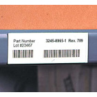 Warehouse shelf magnet with bar code label