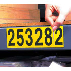 Adhesive Letter Number Strip Kits - yellow