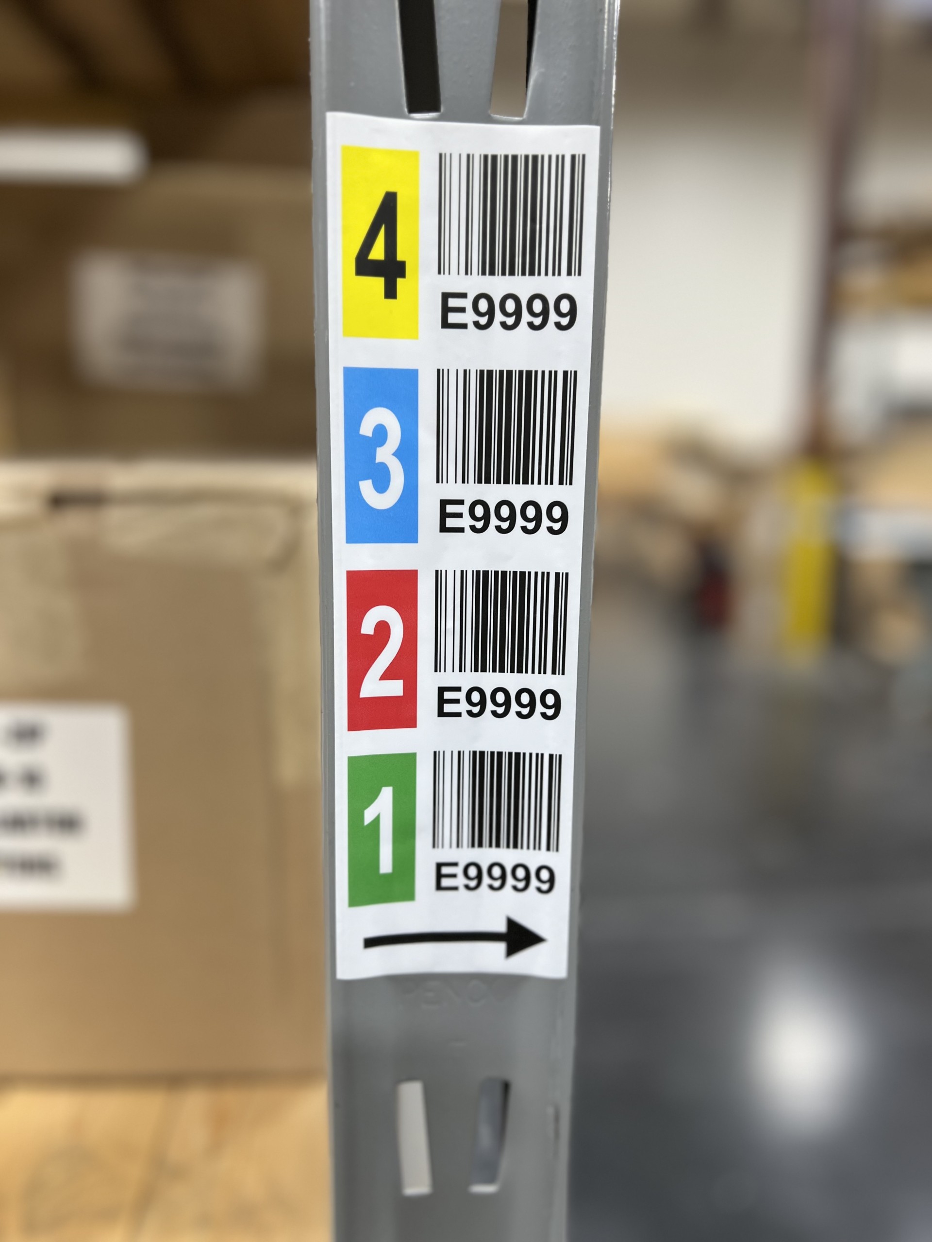 Man Down Color 4 level label