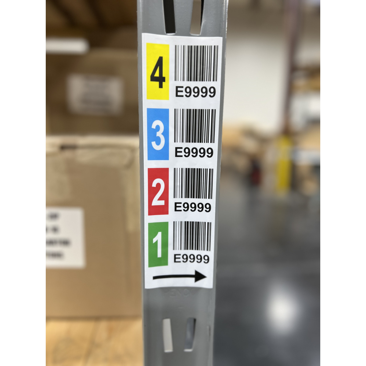 Man Down Color 4 level label