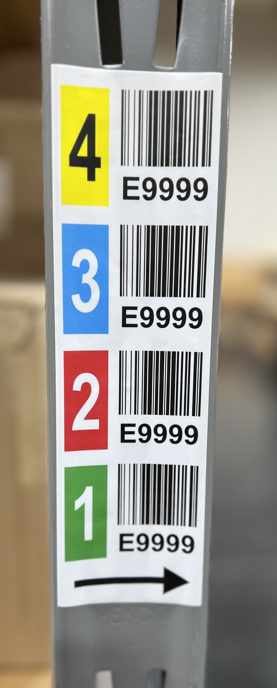 Man Down Color 4 level label