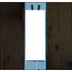 Man-Down Vertical Label Mount for Warehouse