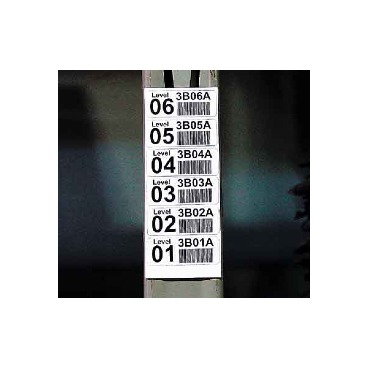 Man-Down - B/W Labels and Mount barcoding for warehouses Man-Down - B/W Labels and Mount barcoding for warehouses