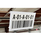 Angled Foot Hanging sign w/ labels