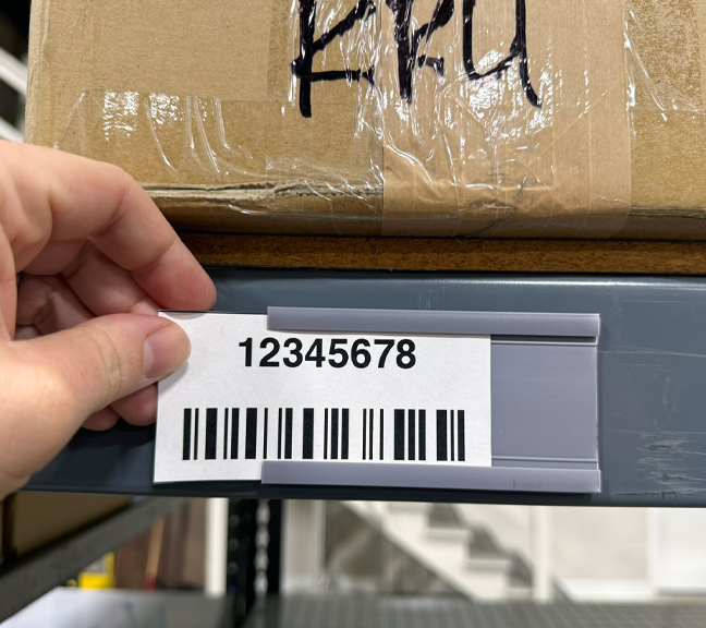 Plastic c-channel cardholder