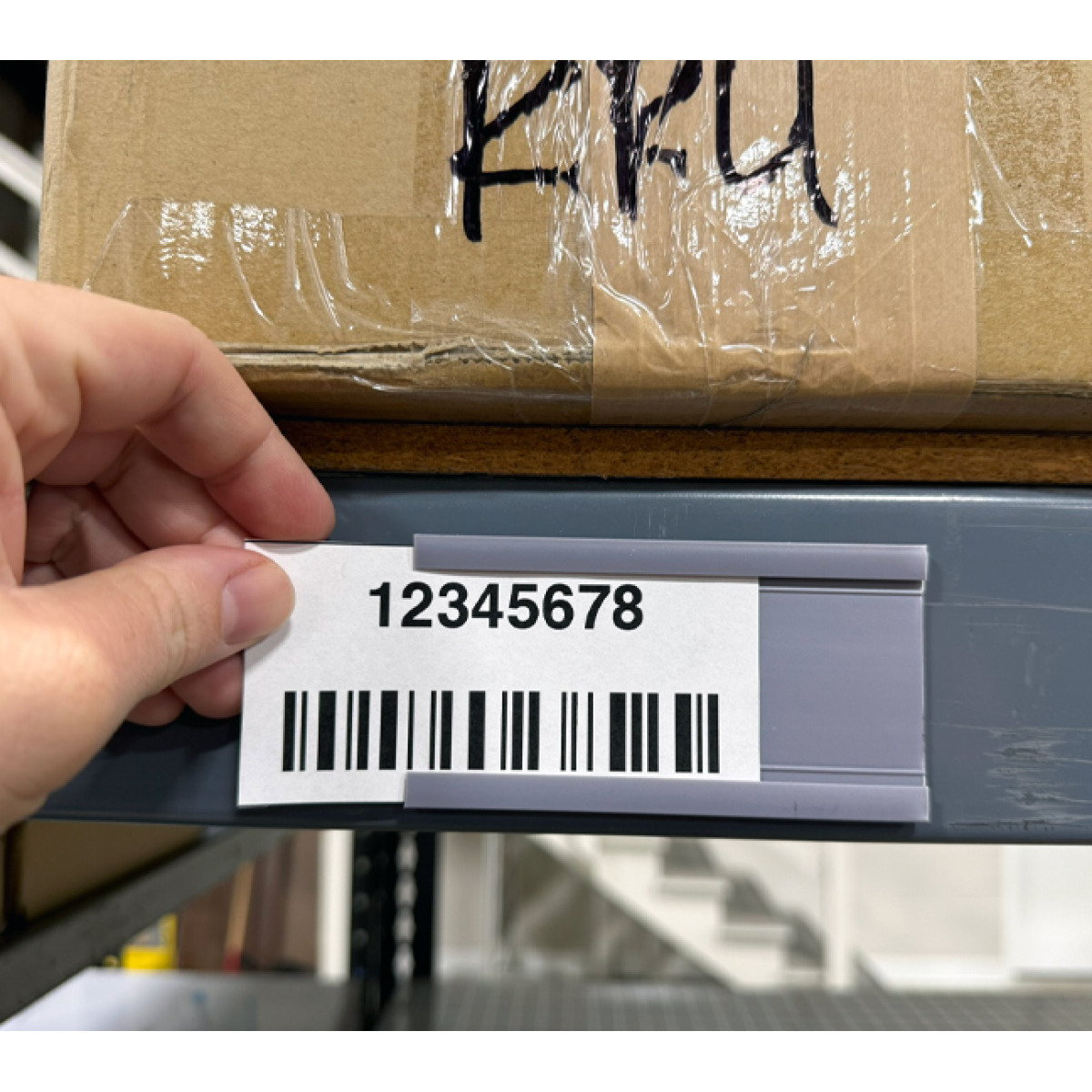 Plastic c-channel cardholder