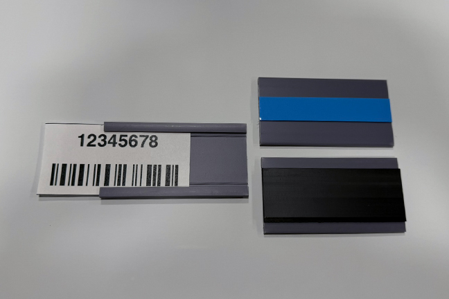plastic c-channel cardholder backings 