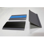 Plastic c-channel cardholder