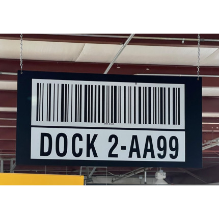 Black hanging sign w/ Labels Black hanging sign w/ Labels