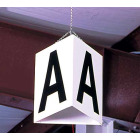 Triangle Warehouse Hanging Sign