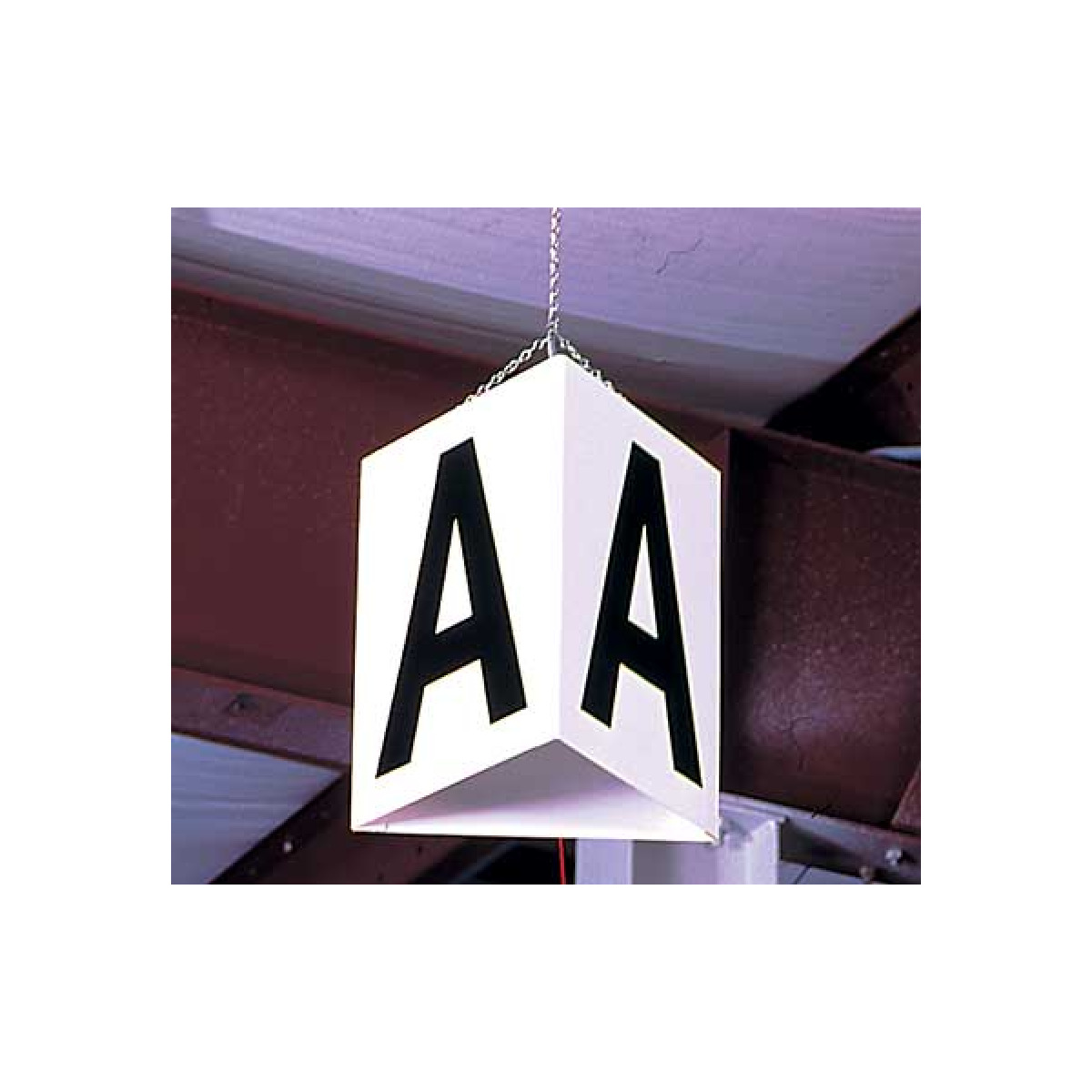 Triangle Warehouse Hanging Sign