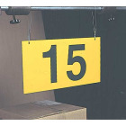 Warehouse flat hanging signs to hang overhead