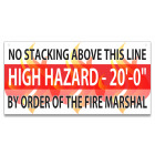 Stack Height Sign