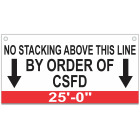Stack Height Sign