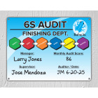 Custom made aluminum warehouse metal signs