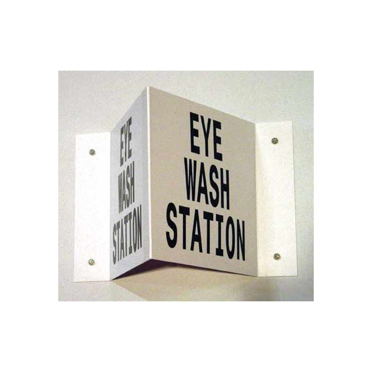 Custom projecting signs for viewing from three directions Custom projecting signs for viewing from three directions