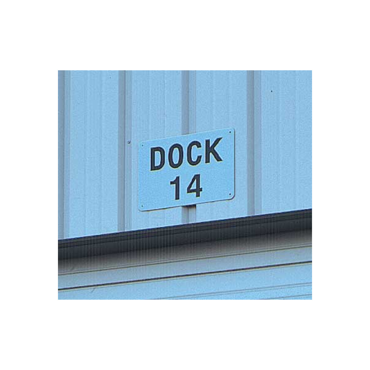 Custom made aluminum and steel warehouse metal signs Custom made aluminum and steel warehouse metal signs