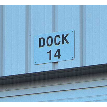 Custom made aluminum and steel warehouse metal signs Custom made aluminum and steel warehouse metal signs